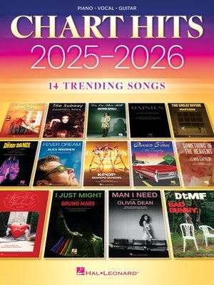Chart Hits 2025-2026 - Piano/Vocal/Guitar Songbook by 