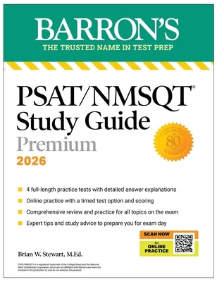 Psat/NMSQT Premium Study Guide, 2026: 2 Practice Tests + Comprehensive Review+ 200 Online Drills by Barron's Educational Series