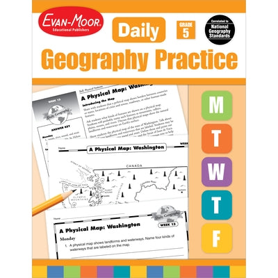 Daily Geography Practice Grade 5: EMC 3714 by Evan-Moor Educational Publishers