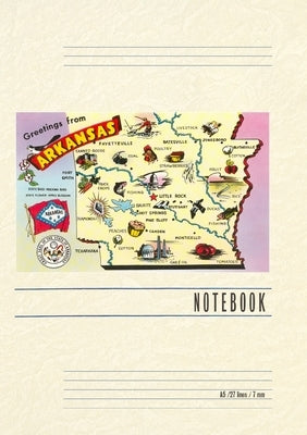 Vintage Lined Notebook Greetings from Arkansas by Found Image Press