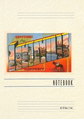 Vintage Lined Notebook Greetings from Louisville, Kentucky by Found Image Press