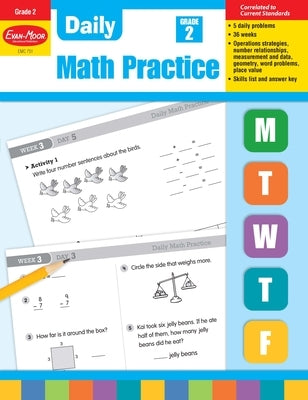 Daily Math Practice, Grade 2 Teacher Edition by Evan-Moor Educational Publishers