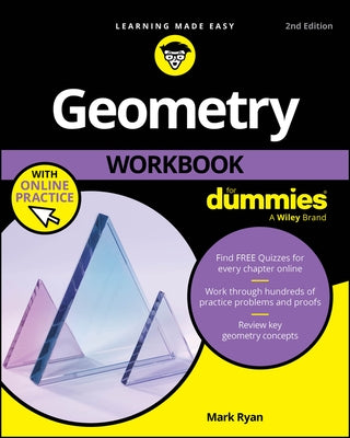 Geometry Workbook for Dummies by Ryan, Mark