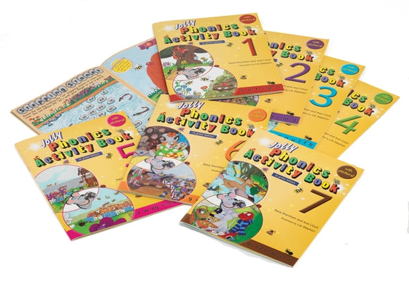 Jolly Phonics Activity Books 1-7: In Print Letters (American English Edition) by Wernham, Sara