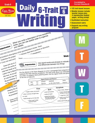 Daily 6-Trait Writing, Grade 6 Teacher Edition by Evan-Moor Educational Publishers