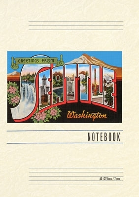 Vintage Lined Notebook Greetings from Seattle by Found Image Press