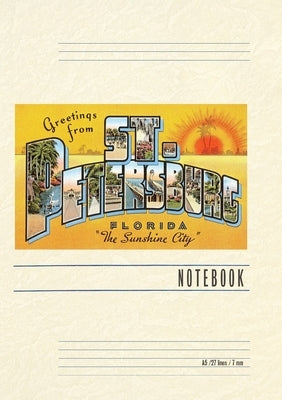 Vintage Lined Notebook Greetings from St. Petersburg, Florida by Found Image Press