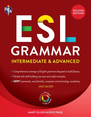 ESL Grammar: Intermediate & Advanced by Munoz Page, Mary Ellen