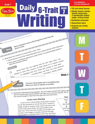 Daily 6-Trait Writing, Grade 7 Teacher Edition by Evan-Moor Educational Publishers