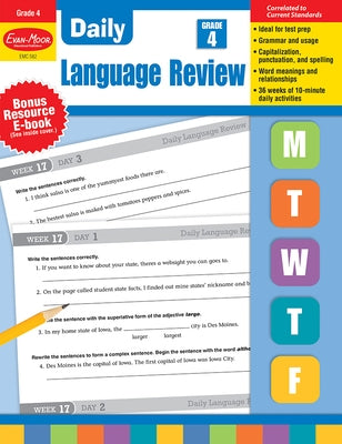 Daily Language Review, Grade 4 Teacher Edition by Evan-Moor Educational Publishers