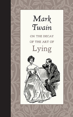 On the Decay of the Art of Lying by Books, Applewood