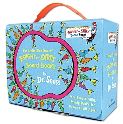 The Little Blue Boxed Set of 4 Bright and Early Board Books: Hop on Pop; Oh, the Thinks You Can Think!; Ten Apples Up on Top!; The Shape of Me and Oth by Dr Seuss