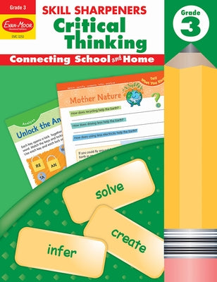 Skill Sharpeners: Critical Thinking, Grade 3 Workbook by Evan-Moor Educational Publishers