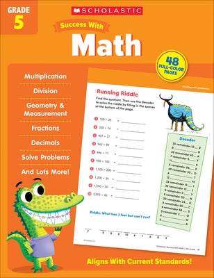 Scholastic Success with Math Grade 5 Workbook by Scholastic Teaching Resources