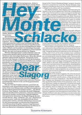 Susanne Kriemann: Hey Monte Schlacko / Dear Slagorg by Kriemann, Susanne