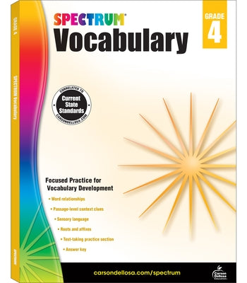 Spectrum Vocabulary, Grade 4: Volume 87 by Spectrum