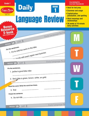 Daily Language Review, Grade 1 Teacher Edition by Evan-Moor Educational Publishers