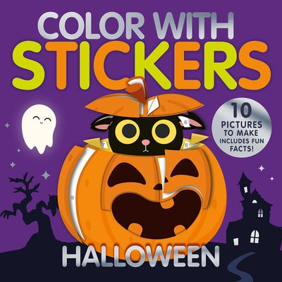 Color with Stickers: Halloween: Create 10 Pictures with Stickers! by Hamilton, Beth