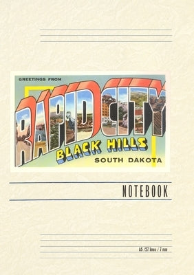 Vintage Lined Notebook Greetings from Rapid City, Black Hills by Found Image Press