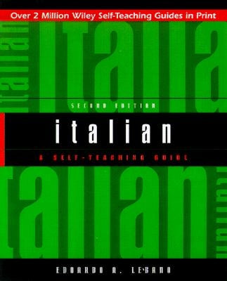 Italian: A Self-Teaching Guide by L&#195;&#168;bano, Edoardo A.