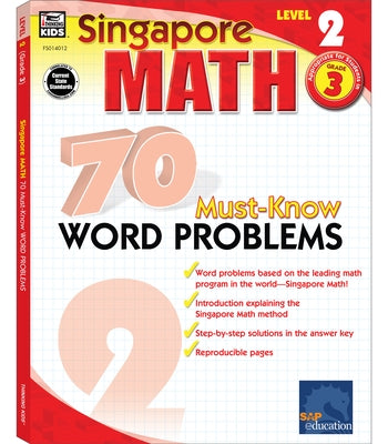 70 Must-Know Word Problems, Grade 3: Volume 1 by Frank Schaffer Publications