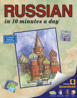 Russian in 10 Minutes a Day: Language Course for Beginning and Advanced Study. Includes Workbook, Flash Cards, Sticky Labels, Menu Guide, Software, by Kershul, Kristine K.