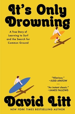It's Only Drowning: A True Story of Learning to Surf and the Search for Common Ground by Litt, David