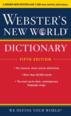 Webster's New World Dictionary, Fifth Edition by Editors of Webster's New World Coll