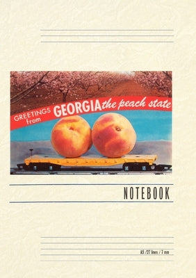 Vintage Lined Notebook Greetings from the Peach State by Found Image Press