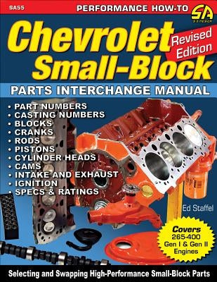Chevrolet Sb Parts Interchange Revised by Staffel, Ed