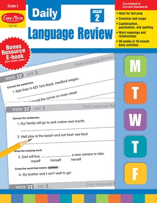 Daily Language Review, Grade 2 Teacher Edition by Evan-Moor Educational Publishers