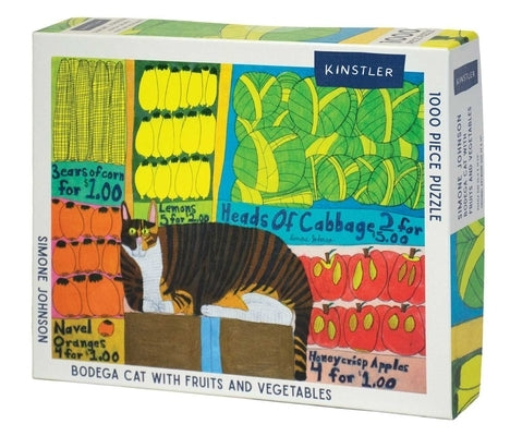 Bodega Cat with Fruits and Vegetables: 1000 Piece Puzzle by Johnson, Simone