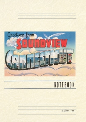 Vintage Lined Notebook Greetings from Soundview by Found Image Press