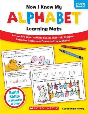 Now I Know My Alphabet Learning Mats by Henry, Lucia Kemp