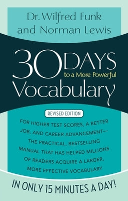 30 Days to a More Powerful Vocabulary by Lewis, Norman