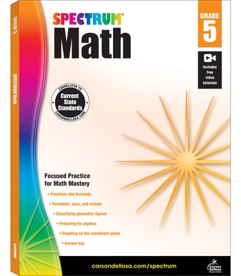 Spectrum Math Workbook, Grade 5: Volume 6 by Spectrum