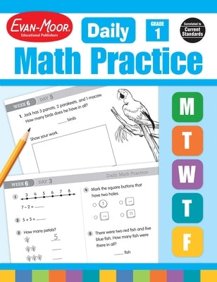 Daily Math Practice, Grade 1 Teacher Edition by Evan-Moor Educational Publishers