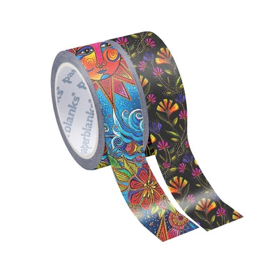 Celestial Magic/Wild Flowers Washi Tape, Laurel Burch Collection by Paperblanks (Washi Tape Mixed Pack) by Paperblanks