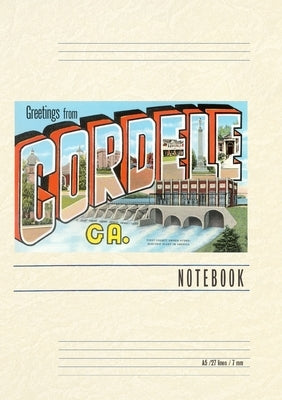 Vintage Lined Notebook Greetings from Cordele by Found Image Press