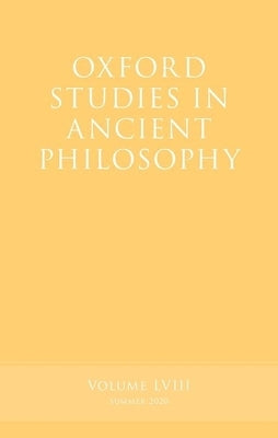 Oxford Studies in Ancient Philosophy, Volume 58 by Caston, Victor