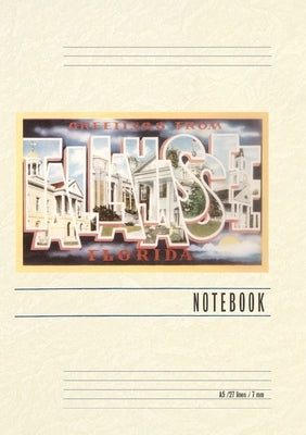 Vintage Lined Notebook Greetings from Tallahassee, Florida by Found Image Press