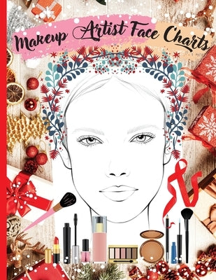 Makeup Artist Face Charts: Practice Workbook with Face Templates for Makeup Design, Sketching, and Color Planning - 100 Pages with Open and Closed Eye by Jadesson, Niky
