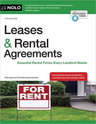 Leases & Rental Agreements by Portman, Janet