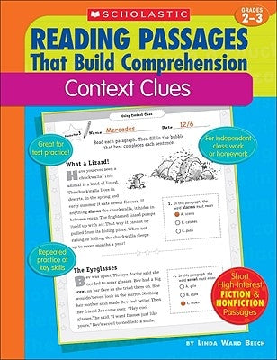 Reading Passages That Build Comprehension: Context Clues Grades 2-3 by Beech, Linda