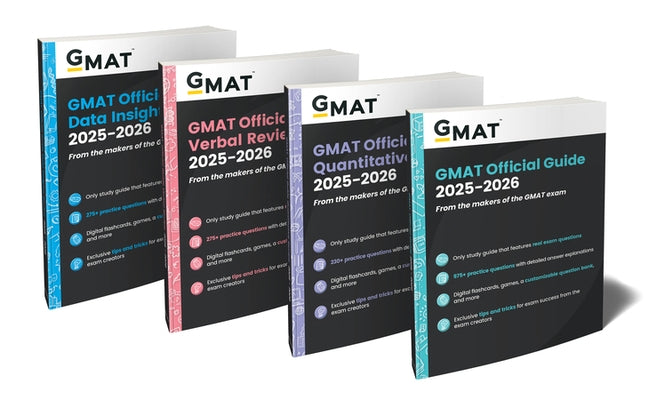 GMAT Official Guide 2025-2026 Bundle: Books + Online Question Bank by Gmac (Graduate Management Admission Coun