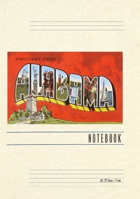 Vintage Lined Notebook Greetings from Alabama by Found Image Press