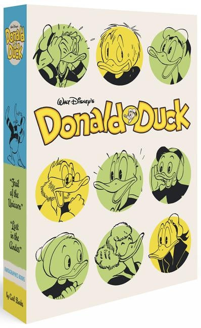 Walt Disney's Donald Duck Gift Box Set: Lost in the Andes & Trail of the Unicorn: Vols. 7 & 8 by Barks, Carl