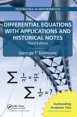 Differential Equations with Applications and Historical Notes by Simmons, George F.