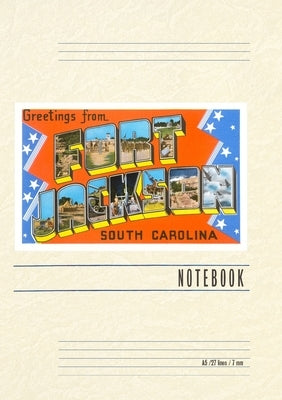 Vintage Lined Notebook Greetings from Fort Jackson by Found Image Press