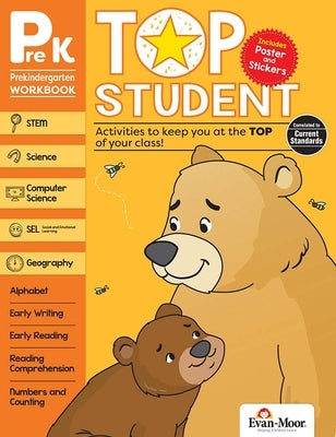 Top Student, Pre-Kindergarten Workbook by Evan-Moor Educational Publishers